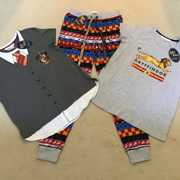 HARRY POTTER PAJAMAS 3 PIECES by Peter Alexander - Picture 1 of 13